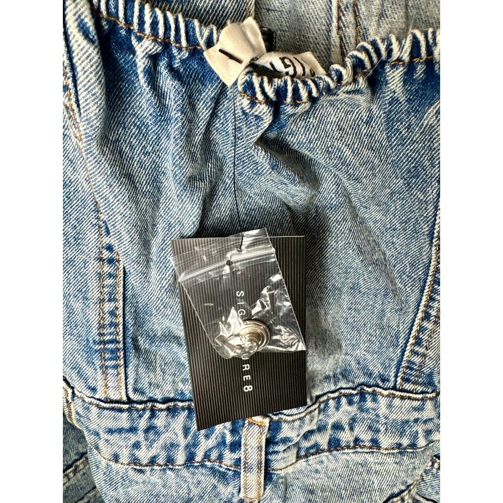 NWT Signature 8 Halter Style Jean Dress - Women's Large - Picture 8 of 10